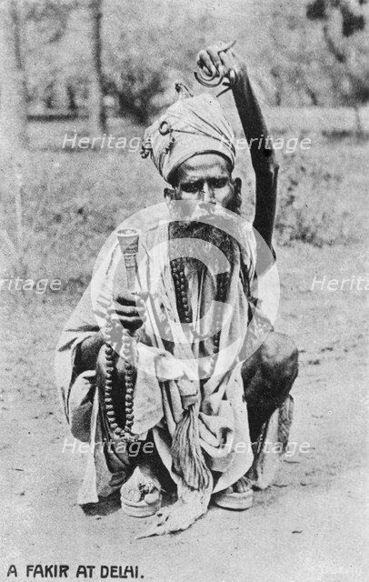 A Fakir at Delhi, 20th century. Artist: Unknown