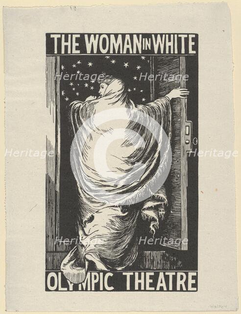 The Woman in White, 1871. Creator: William Harcourt Hooper.