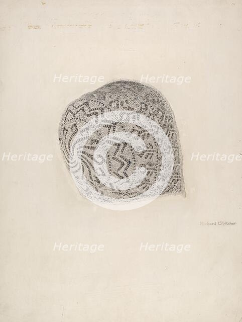 Baby's Cap, c. 1938. Creator: Richard Whitaker.