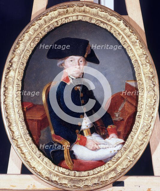 Portrait d'un officier de la garde nationale à l'époque révolutionnaire, c1789. Creator: Ecole Francaise.