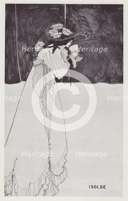 Isolde, 1895. Creator: Aubrey Beardsley.