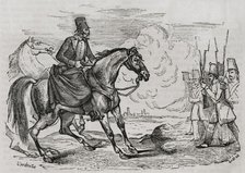 First Carlist War, (1833-1840): Jerónimo Merino Cob, known as Cura Merino (1769-1844), a..., 1842. Creator: Vicente Urrabieta.