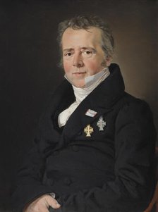 Portrait of the Physicist Hans Christian Orsted, 1832-1833. Creator: Christian Albrecht Jensen.