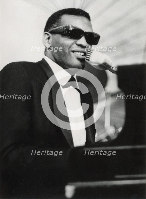 Ray Charles, American musician, Stockholm, Sweden, 1962. Artist: Unknown