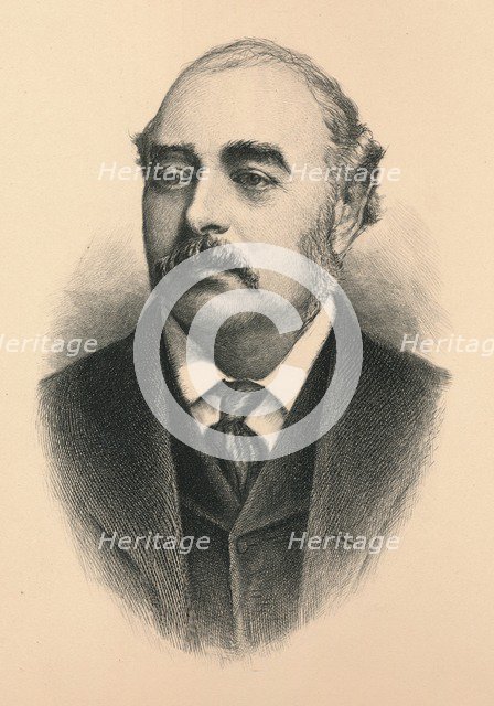 Sir Matthew White Ridley, 1st Viscount Ridley (1842-1904), British Conservative politician and sta Artist: Unknown