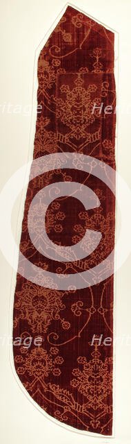 Textile with Pomegranate Motif, Italian, 15th century. Creator: Unknown.