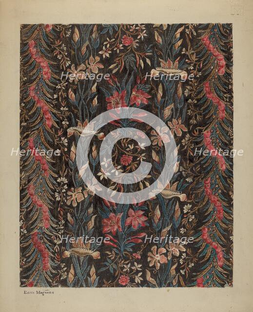 Printed Cotton, c. 1939. Creator: Edith Magnette.