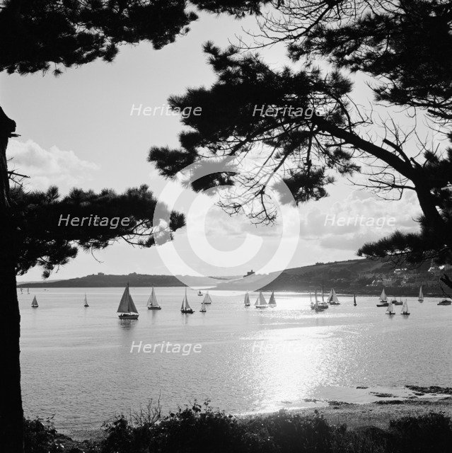 St Mawes Harbour, Cornwall, c1950-c1965. Creator: John Gay.