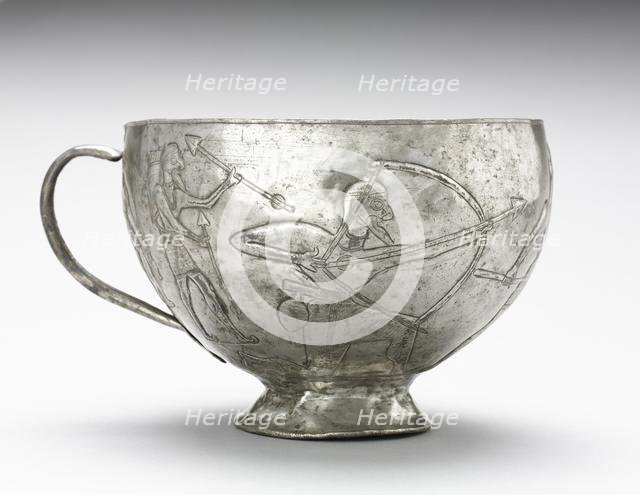 Lion Hunting Cup , 1100-1000 BC. Creator: Unknown.