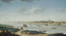 Salpetriere, view from La Rapee, c1752. Creator: Nicolas Raguenet.