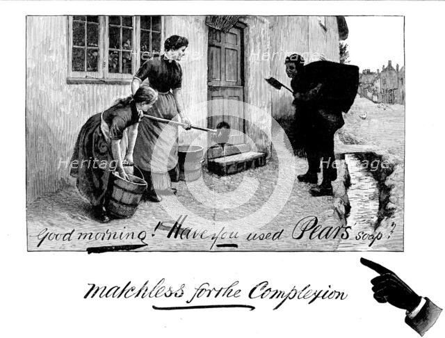Advertisement for Pears’ Soap, 1890. Creator: Unknown.