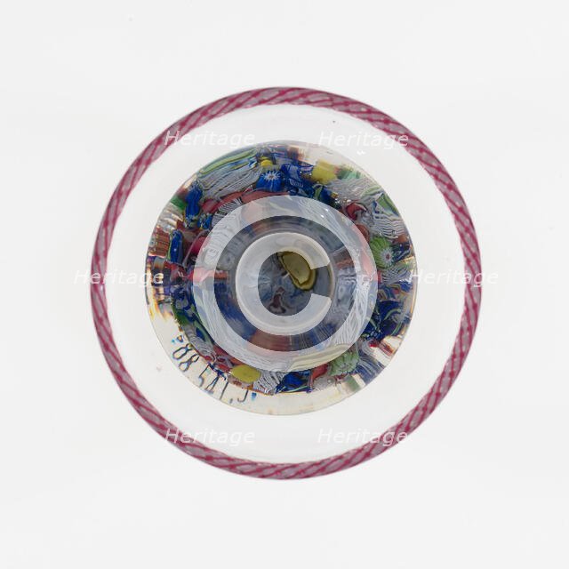 Paperweight, France, c. 1845-60. Creator: Saint-Louis Glassworks.