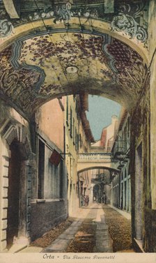 'Orta - Via Giaccomo Giovanetti', c1910.  Artist: Unknown.