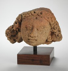 Head of a Gana, 8th-9th century. Creator: Unknown.
