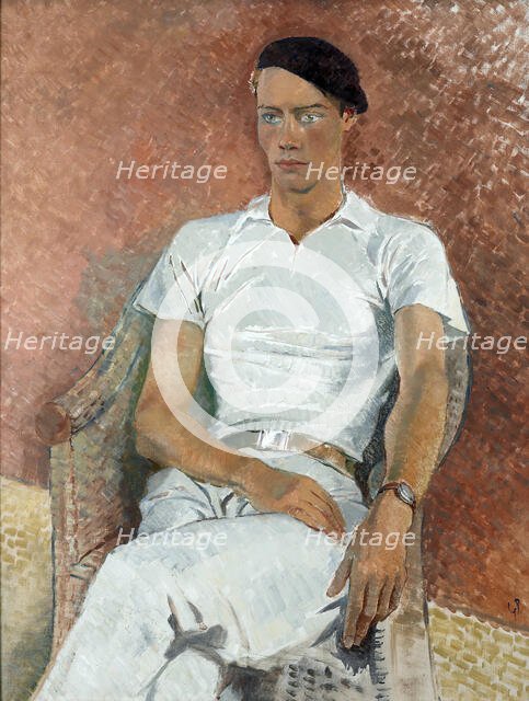 Man in white, 1933. Creator: Glyn Warren Philpot.