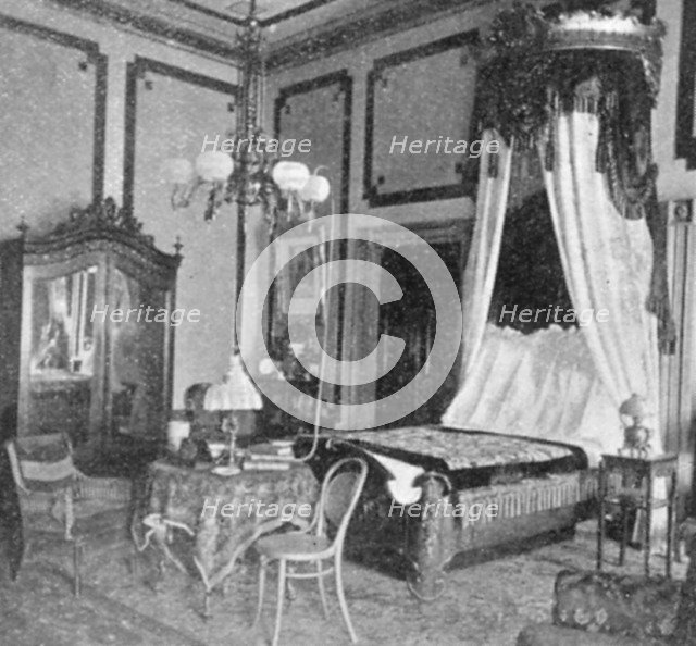 President William McKinley's state bedroom at the White House, 1901. Artist: Unknown