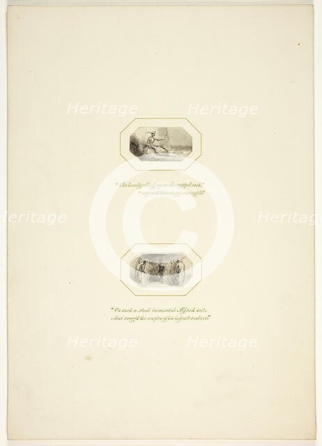Study for a plate from The Task, c. 1800. Creator: Thomas Stothard.
