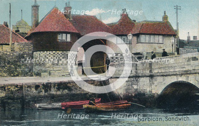 The Barbican, Sandwich, Kent, c1905.  Artist: Unknown.