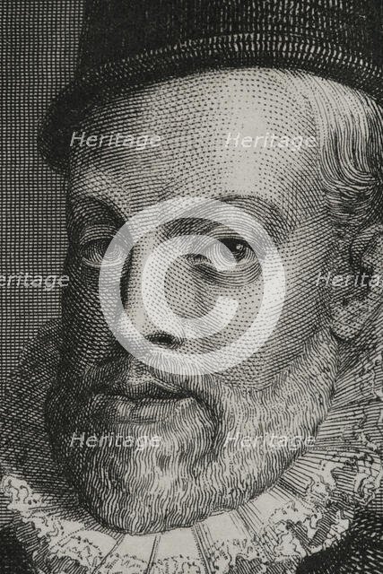 Philip II, (1527-1598), King of Spain, (1556-1598), 1856.  Creator: Charles Geoffroy.