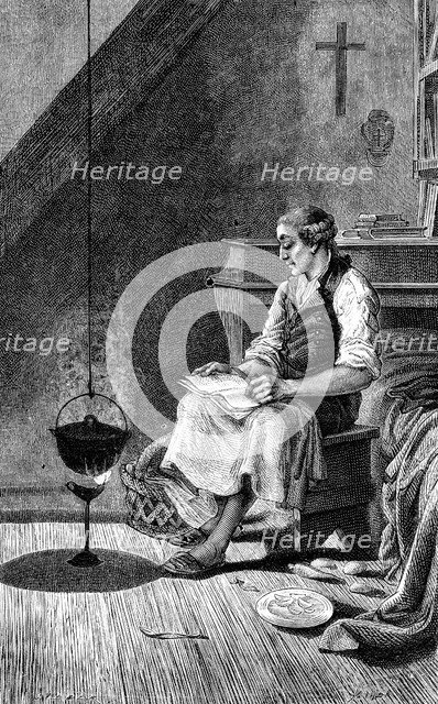 Johann Friedrich Oberlin, Lutheran philanthropist, c1800 (c1880). Artist: Unknown