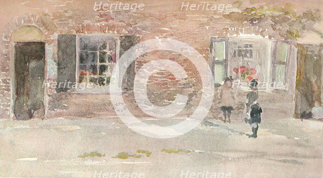 'A study, from the sketch in watercolour by J McNeill Whistler', c1880s (1903-1904).  Artist: James Abbott McNeill Whistler.