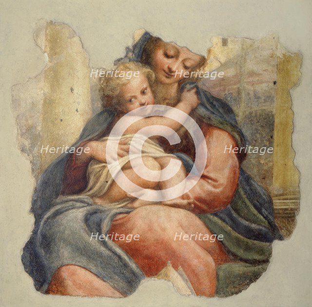 Madonna della Scala, ca 1524. Artist: Correggio (1489-1534)