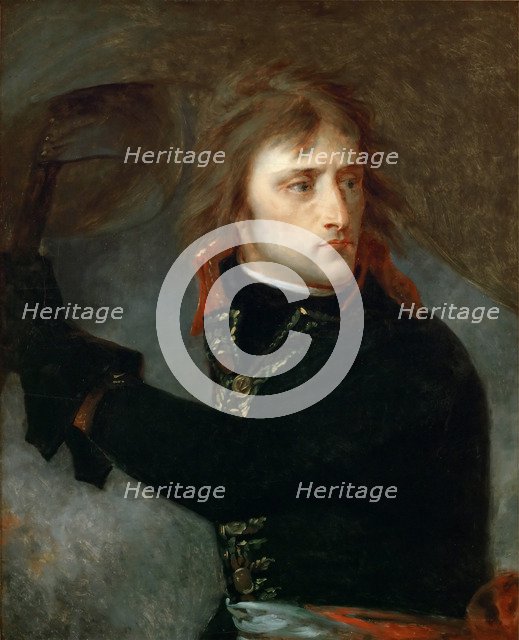 Napoleon Bonaparte at the Pont d'Arcole. Artist: Gros, Antoine Jean, Baron (1771-1835)