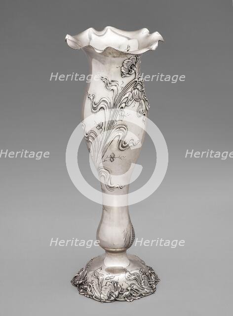 Vase, about 1900-1910. Creator: George W Shiebler and Company.