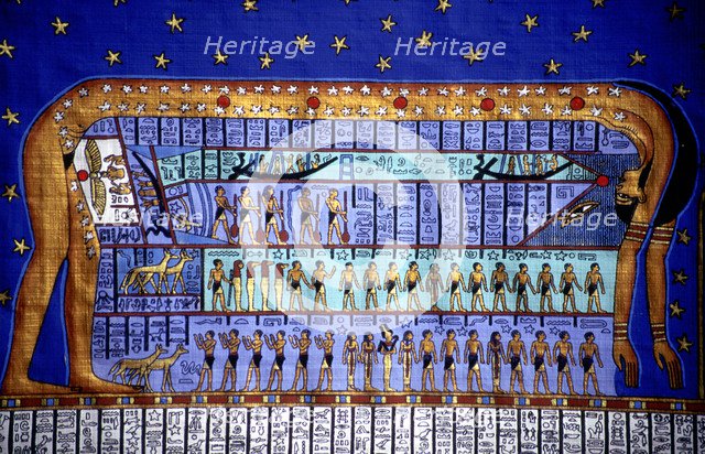 Egyptian cosmos. Artist: Unknown