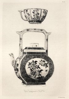 History of the Ceramic Art: A Descriptive and Philosophical Study of the Pottery...(Plate IV), 1877. Creator: Jules Jacquemart (French, 1837-1880).