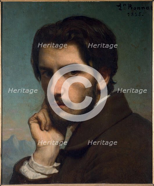 Self-portrait, 1855. Creator: Bonnat, Léon (1833-1922).