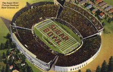 The Sugar Bowl, Tulane Stadium, New Orleans, Louisiana, USA, 1940. Artist: Unknown