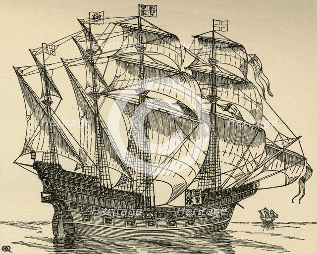 'The Ark Royal', (1931).  Artist: Charles Henry Bourne Quennell.