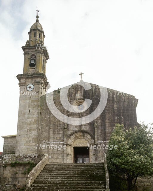 Santa Coloma church, Rianxo, Galicia, Spain, built 15th cent and later reformed (2001). Creator: LTL.