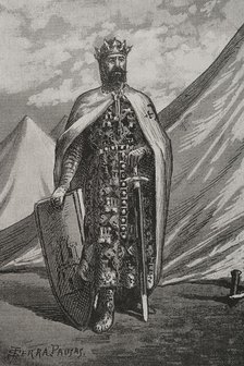 Ferdinand III of León and Castile, called the Saint (1199/1201-1252), 1890.  Creator: Joan Serra y Pausas.