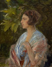 Portrait of a Lady, c1930. Creator: Teodor Axentowicz.
