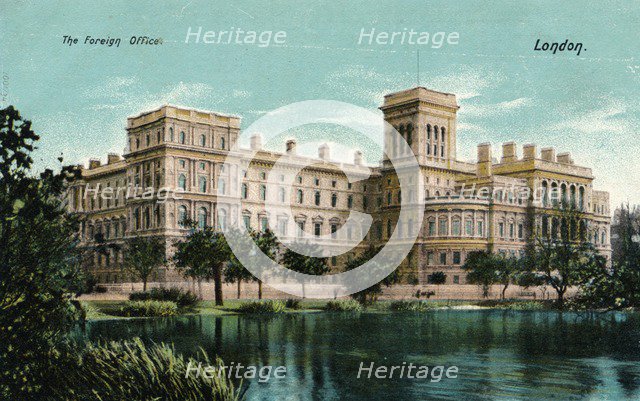 'The Foreign Office, London', c1910. Artist: Unknown.