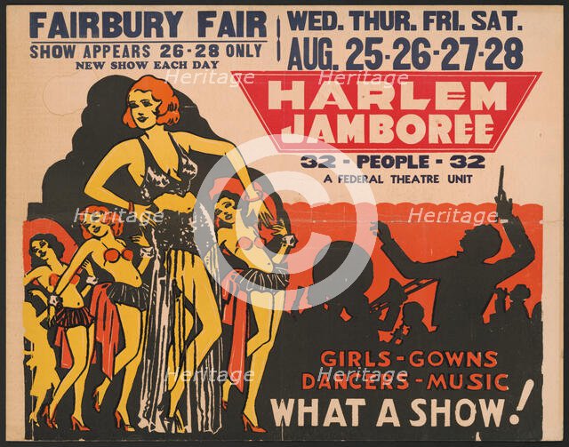 Harlem Jamboree, [193-]. Creator: Unknown.