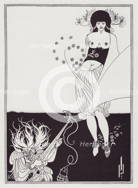 The Stomach Dance, 1893. Creator: Aubrey Beardsley.