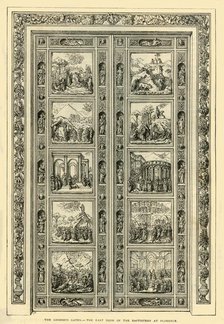 'The Ghiberti Gates - The East Door of the Baptistery at Florence', 1882. Creator: Unknown.