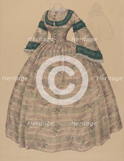 Dress, 1935/1942. Creator: Melita Hofmann.