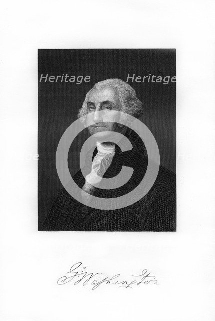 George Washington, the first President of the United States, 1872. Artist: Unknown