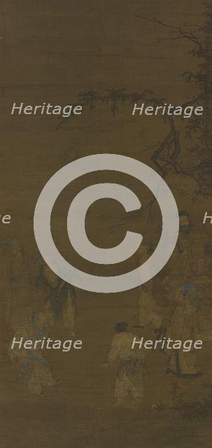 The Football Players, c. late 1100s-1st quarter 1200s. Creator: Ma Yuan (Chinese, c. 1150-after 1255), attributed to.