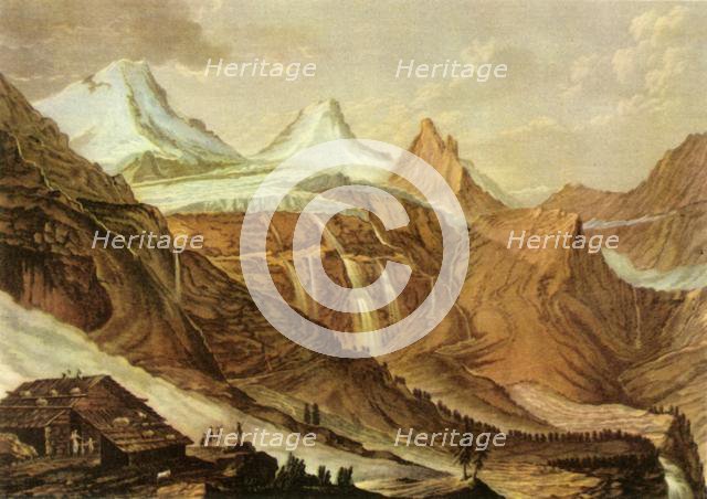 'View of Breit-Lauwinen', c1782-1785, (1946). Creator: Charles-Melchior Descourtis.