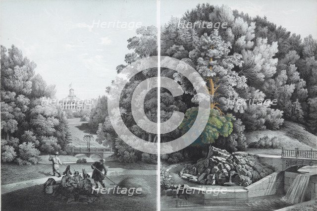 View of the Shablykino Estate, 1856.