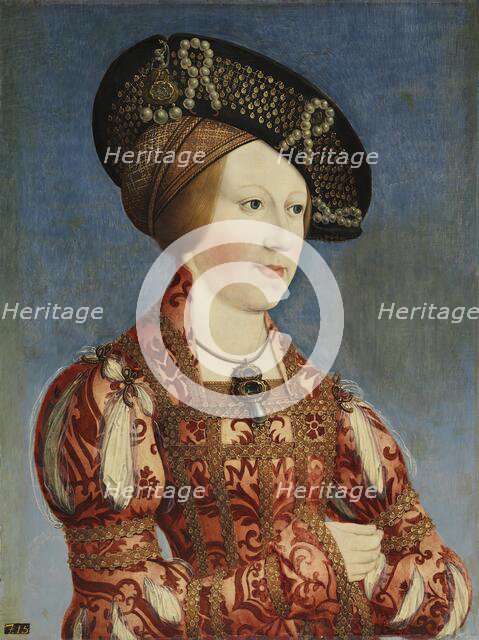 Portrait of Anne of Hungary and Bohemia, 1519. Creator: Hans Maler.