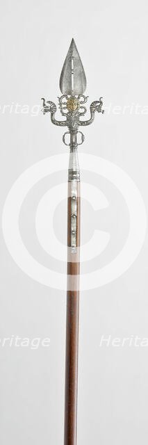 Gunner's Linstock (Matchholder) combined with Spear, Italy, 1600/30. Creator: Unknown.