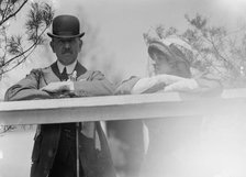Horse Shows - Mr. J. Low Harriman And Miss Rasmussen, 1912. Creator: Harris & Ewing.