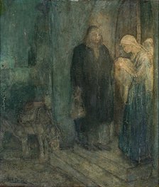 Departure into Egypt (At the Inn). Creator: Henry Ossawa Tanner.