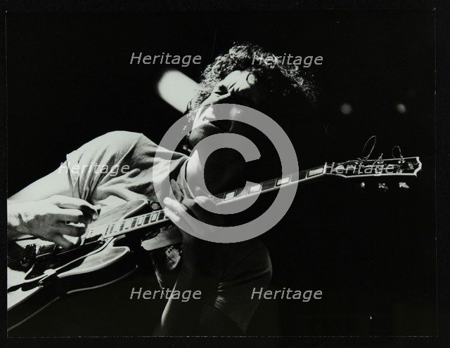 Guitarist John Etheridge playing at The Stables, Wavendon, Buckinghamshire. Artist: Denis Williams